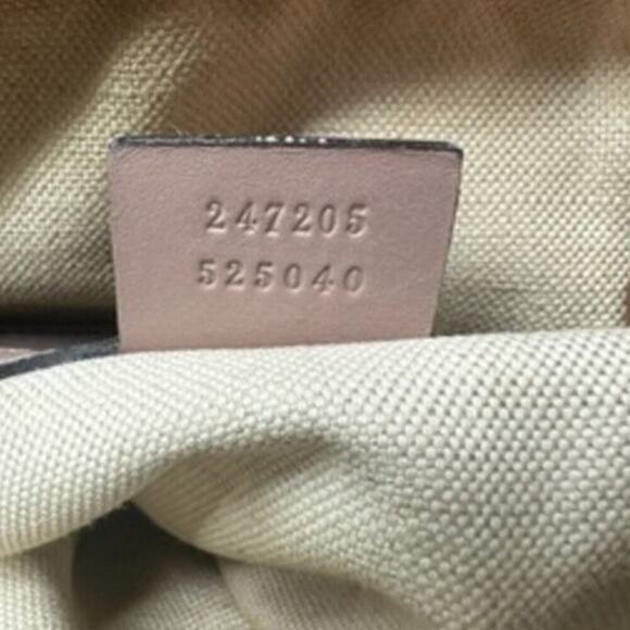 Gucci  GG Monogram Vintage Web Medium Boston Pink Blue - Picture 2 of 12